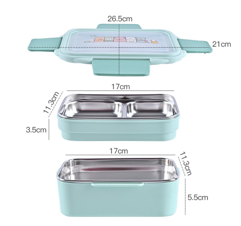 Double-Layer Stainless Steel Lunch Box - Image 2