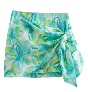 Tropical Print Skirt Image 3