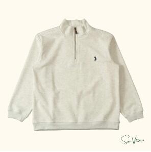 Half high-neck zipper hoodie image 3