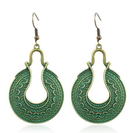 Bohemian Alloy Long Earrings 1