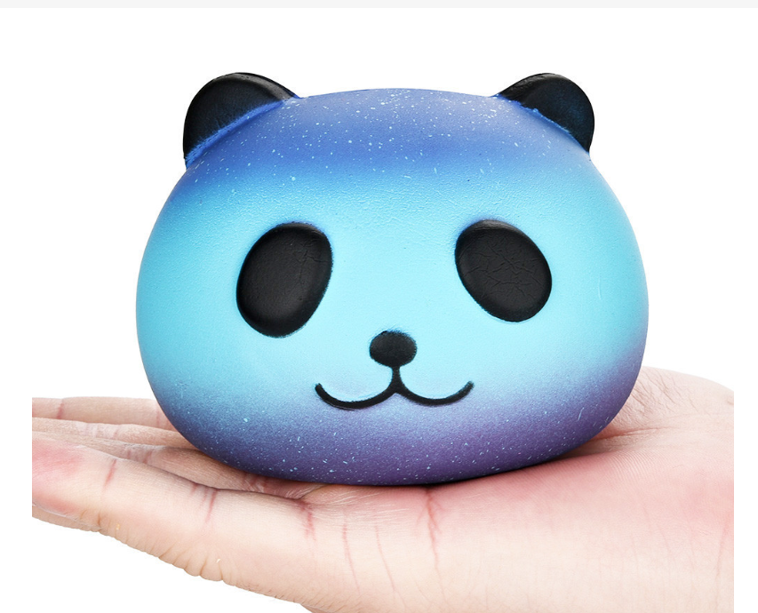 Side View of Squishy Panda Head