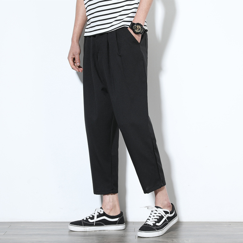 Linen Cropped Pants 2