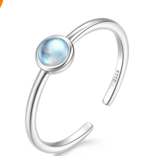 Colored Silver Ring