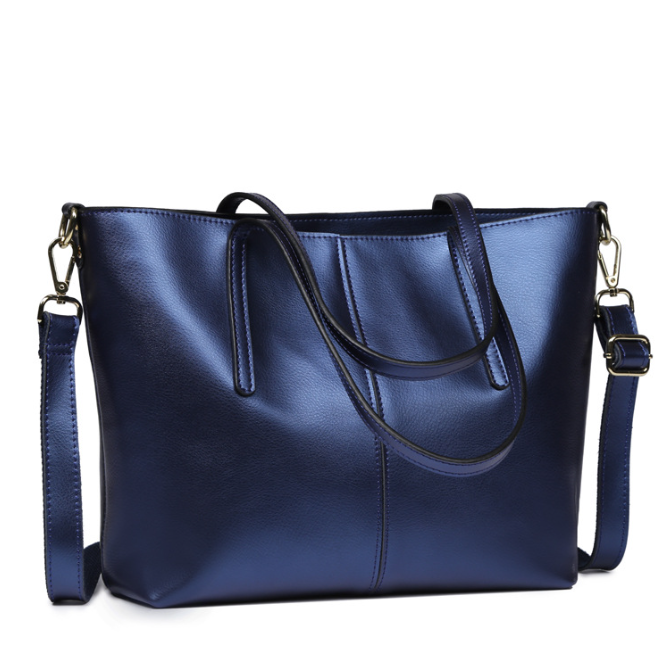 Genuine leather shoulder bag