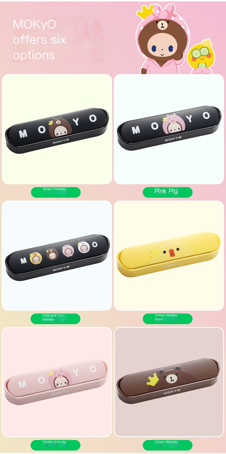 LINE FRIENDS Parking Number Plate Style 1