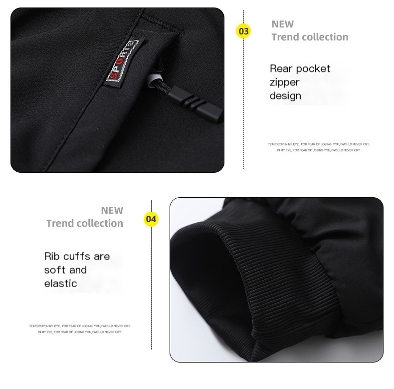 New plus size cashmere pants men's winter warm casual thickened fleece-lined sports pants windproof middle-aged straight pants