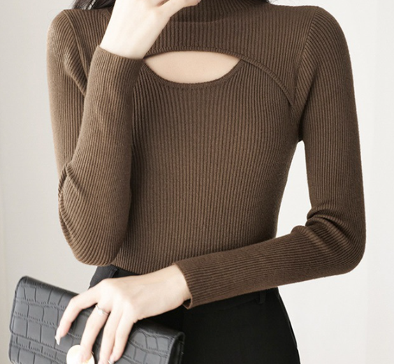 Asymmetric Bottoming Shirt Design 3