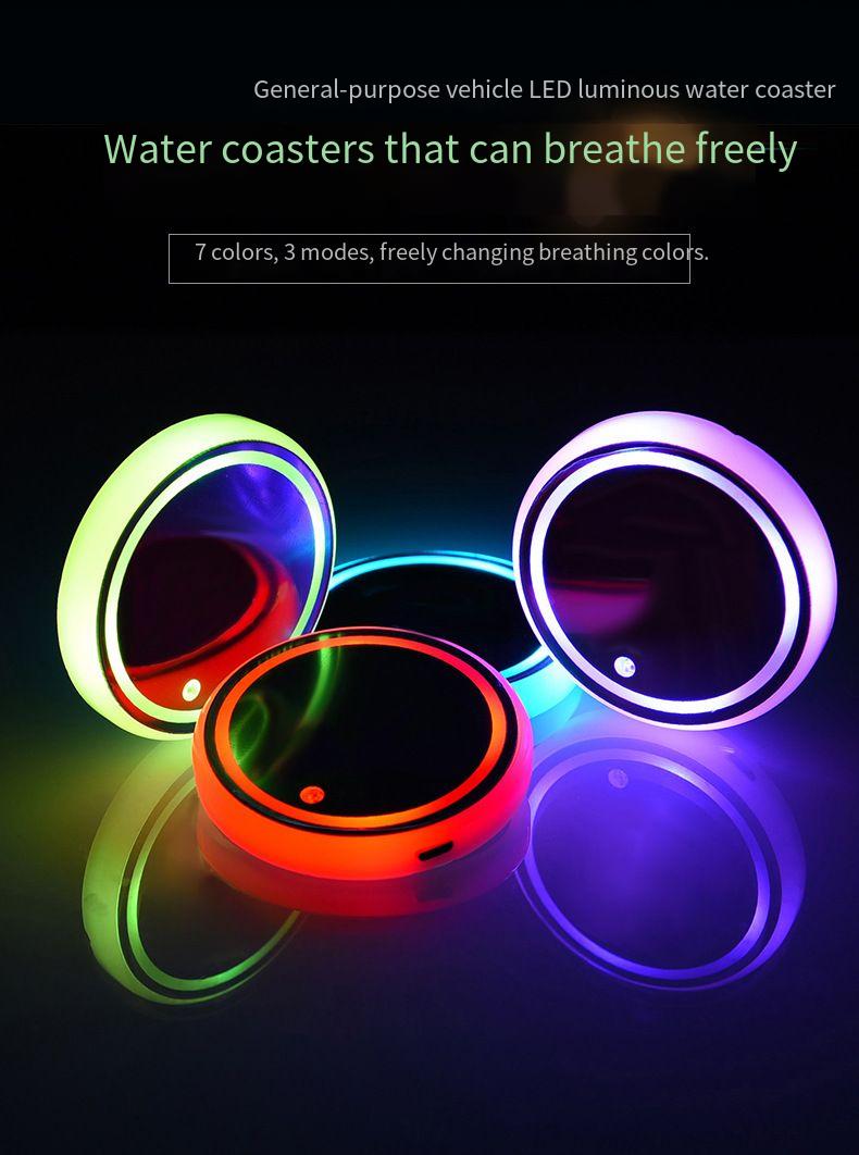 Car LED Luminous Coaster