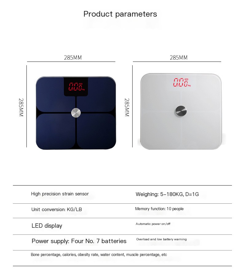Smart Electronic Body Scale