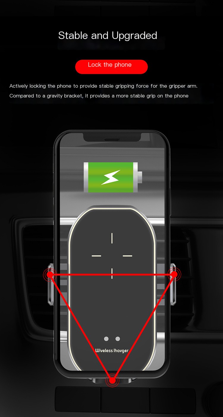Magic Clamp A7 Car Wireless Charger