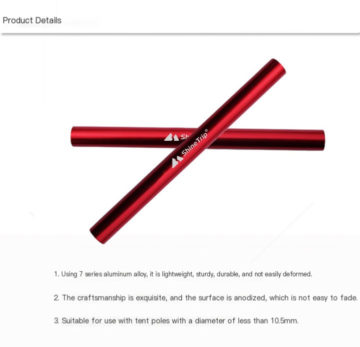 Tent Repair Tube in Use