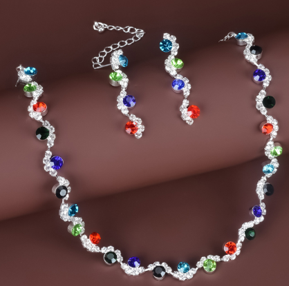 Necklace and earrings set