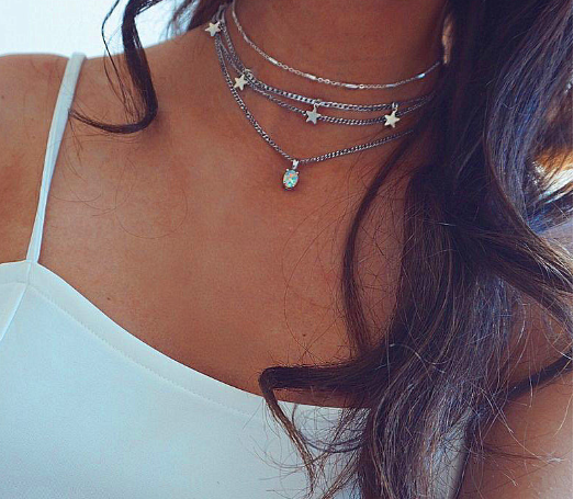 Fashionable Star Pendant Necklace