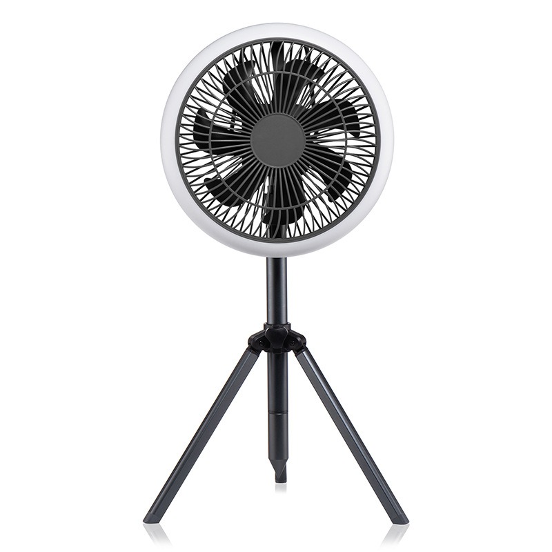 Camping Fan in Use