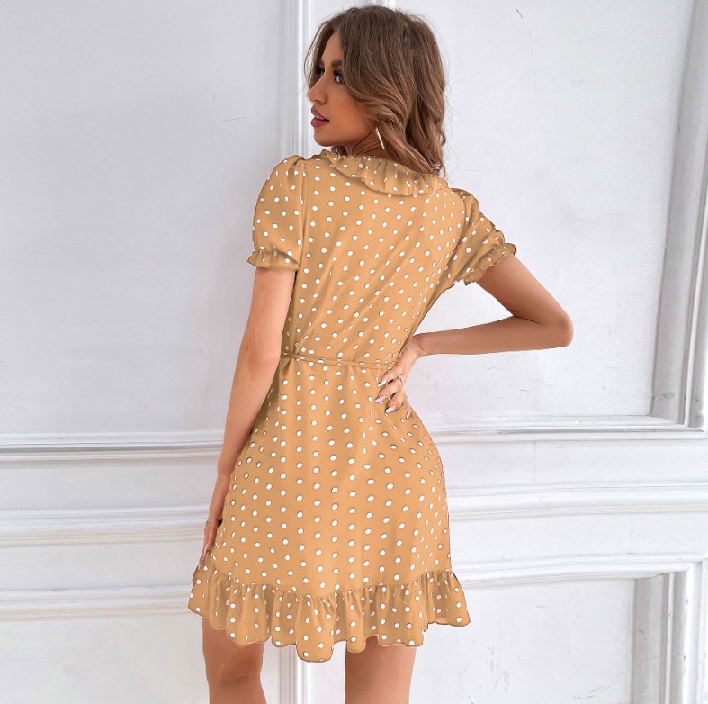 Floral Ruffle Strapless Dress 4