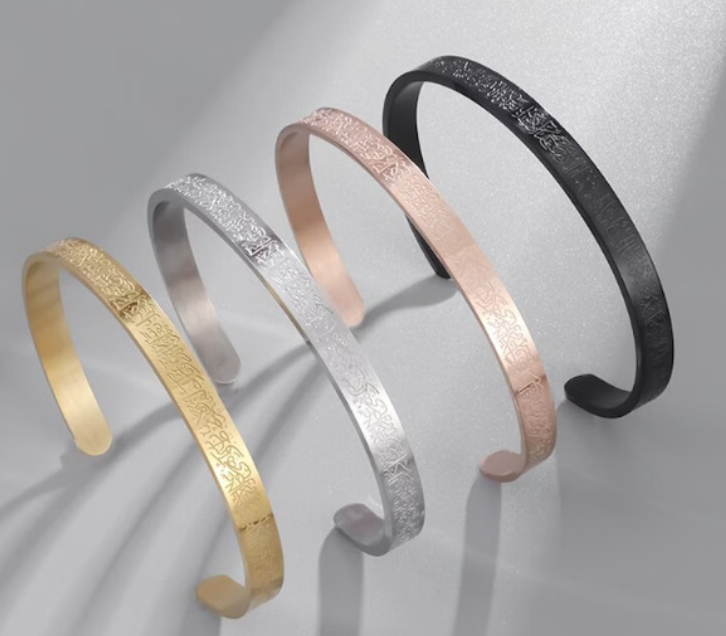Engraved Stainless Steel Bracelet 5