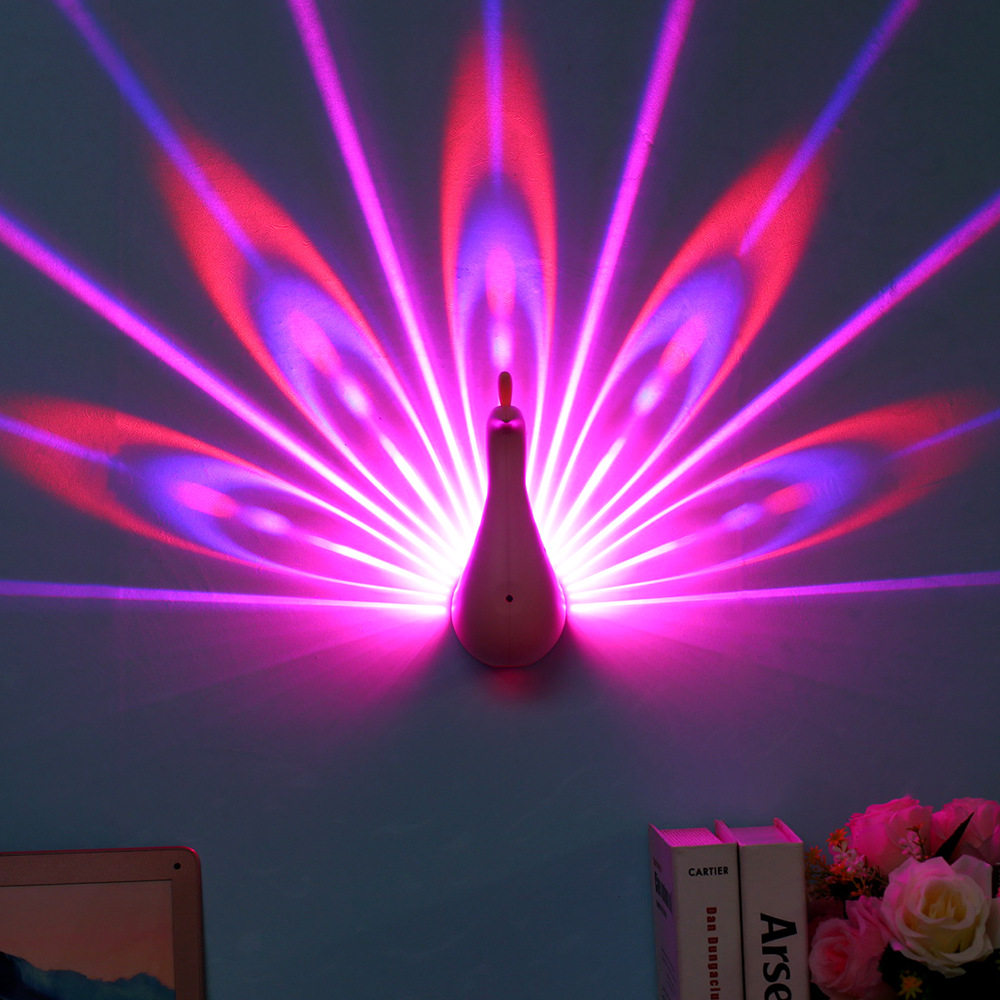 Peacock Projection Lamp Image 2