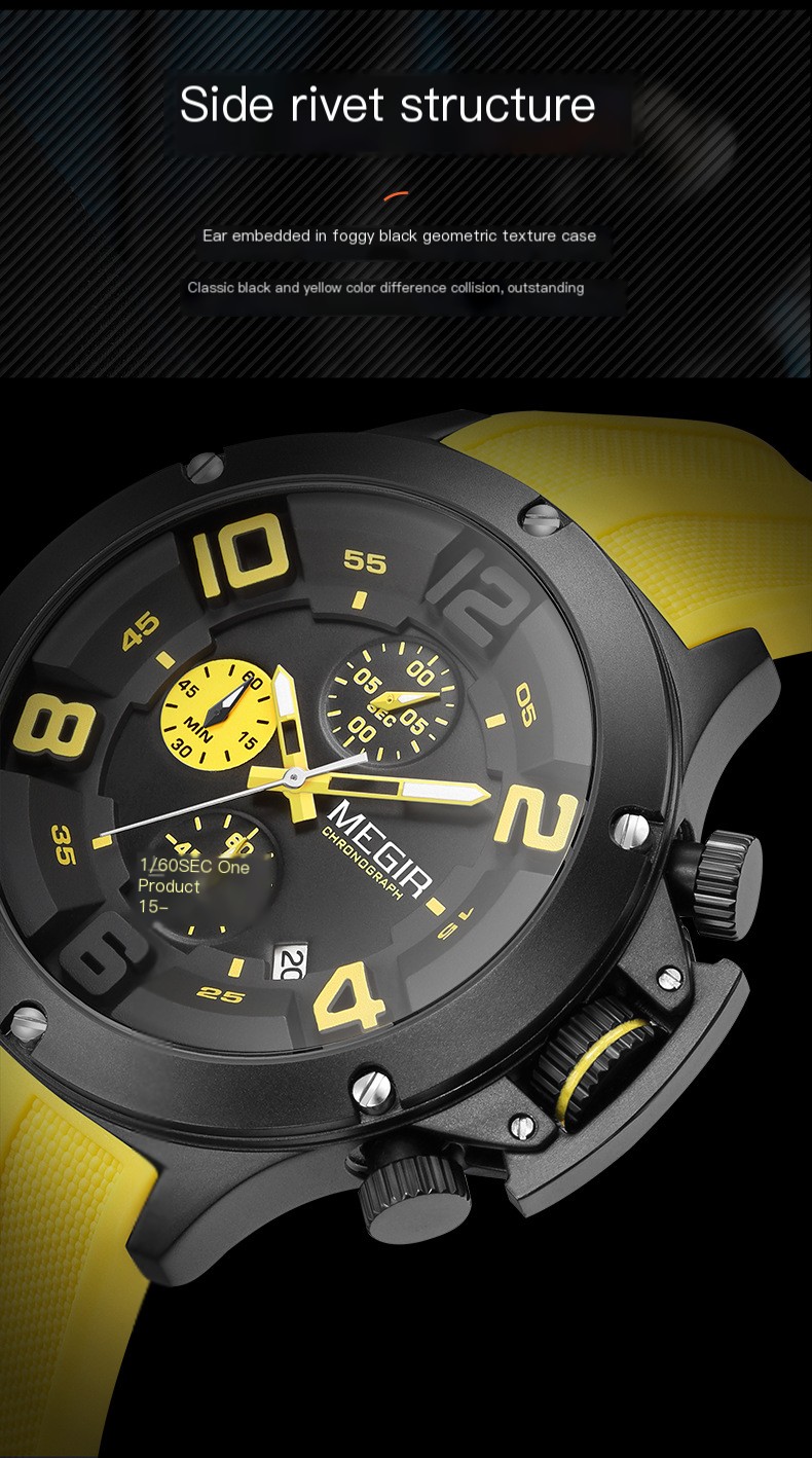 MEGIR Men's Sports Watch Image 3