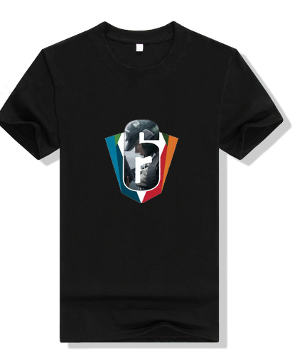 Men's Rainbow 6 Short Sleeve Shirt