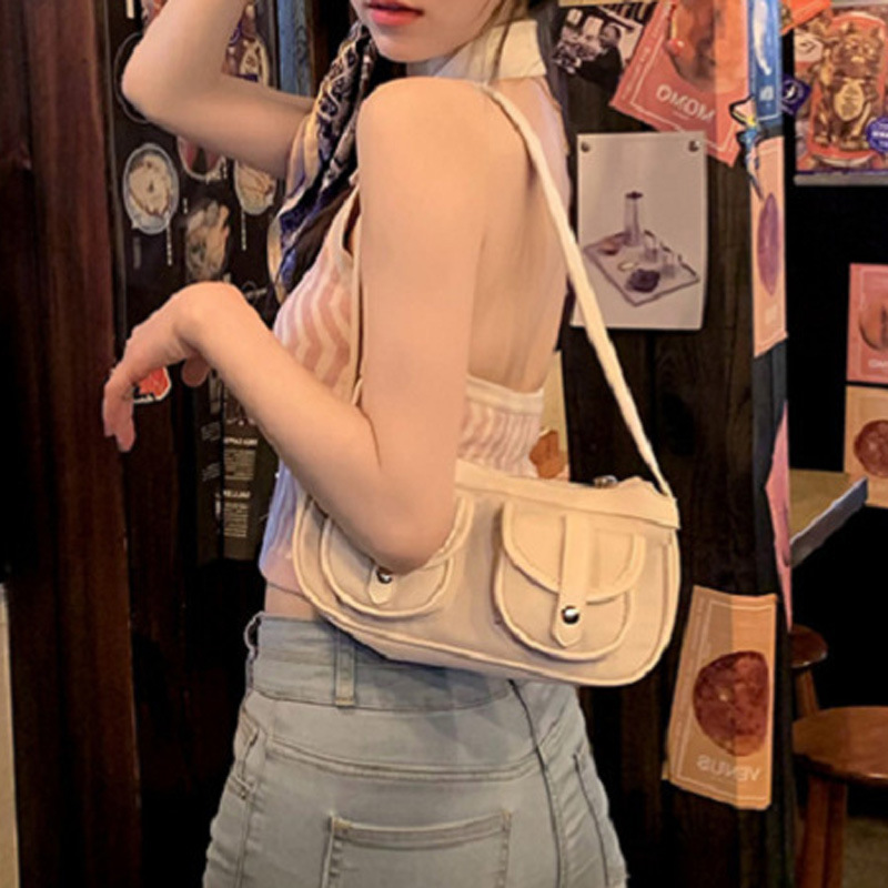 Striped Sleeveless Shirt Black