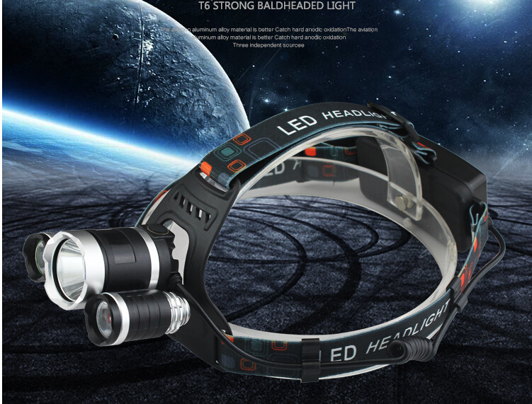 Headlamp in action