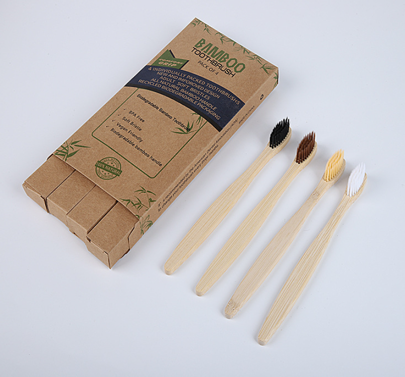 Bamboo Toothbrush Set Image 3