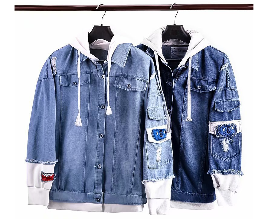 Hooded Jacket Dark Blue