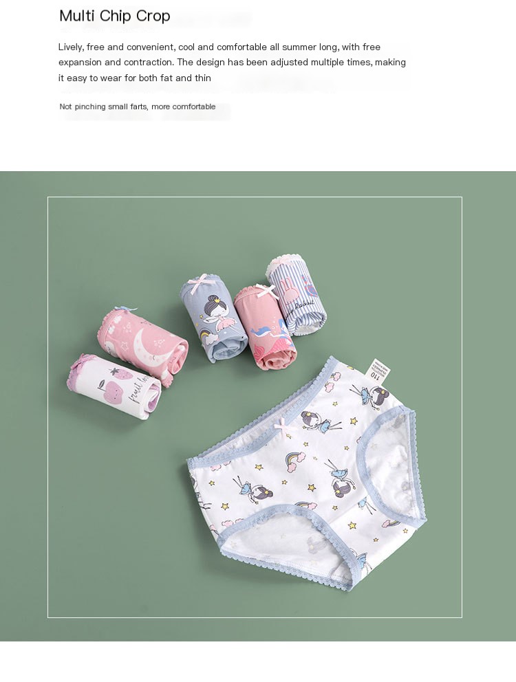 Girls' Cotton Underwear Design 6
