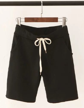 Pure Cotton Shorts - Navy Blue