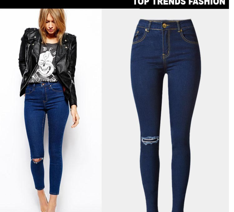 Stylish denim fit