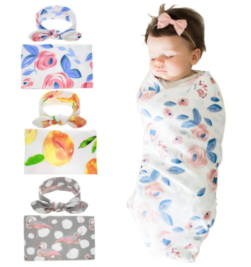 Baby Floral Print Robe Image 1
