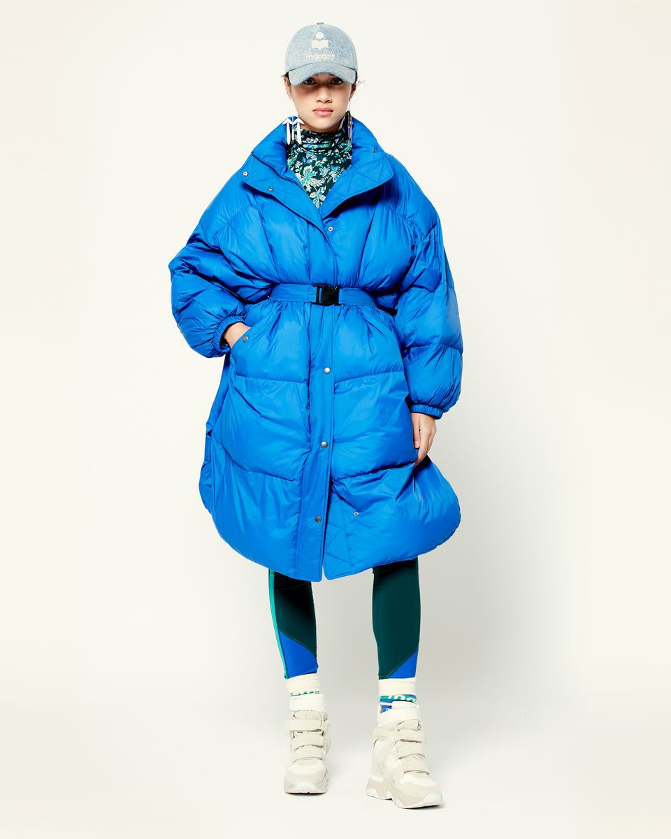 Long-length down cotton coat - Image 2