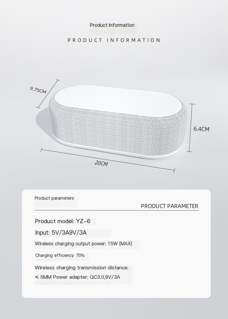 Wireless Charging Alarm Clock - Features