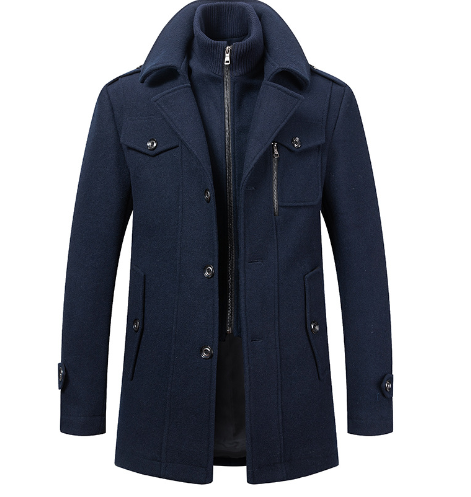 Men's Woolen Overcoat 7