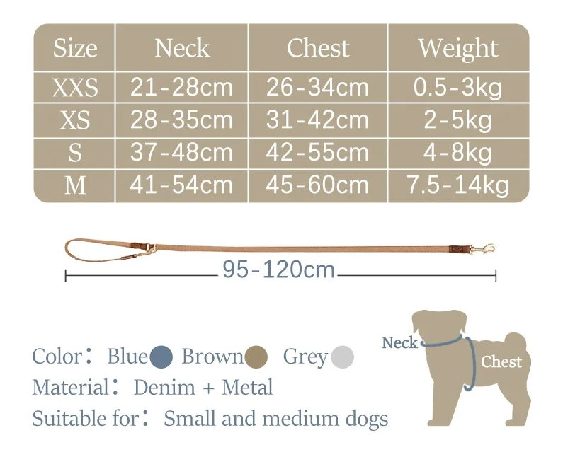 Dog Harness and Leash Set