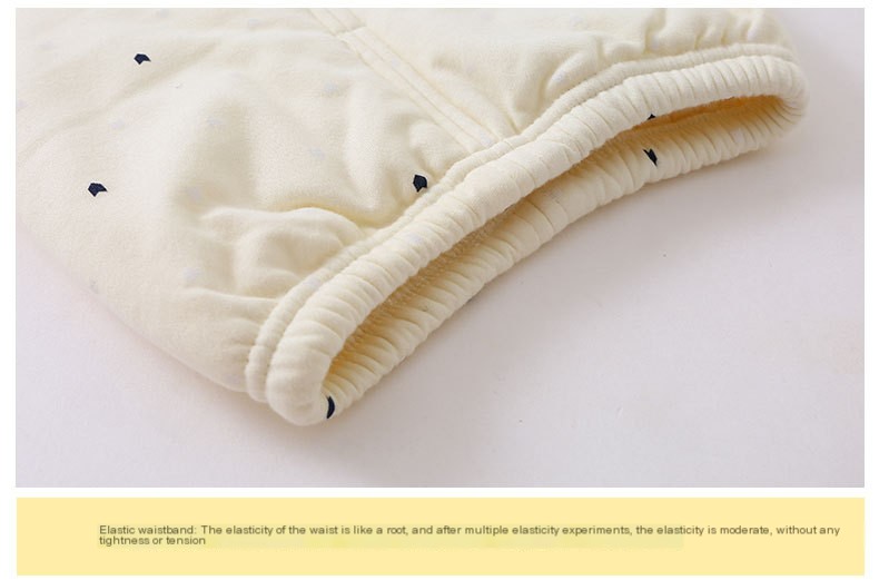 Children's underwear in autumn and winter, pure cotton 1-2 year old baby baby warm without bone thickening cotton clothes child suit