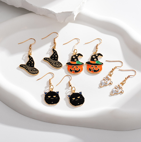 Pumpkin Pearl Earrings