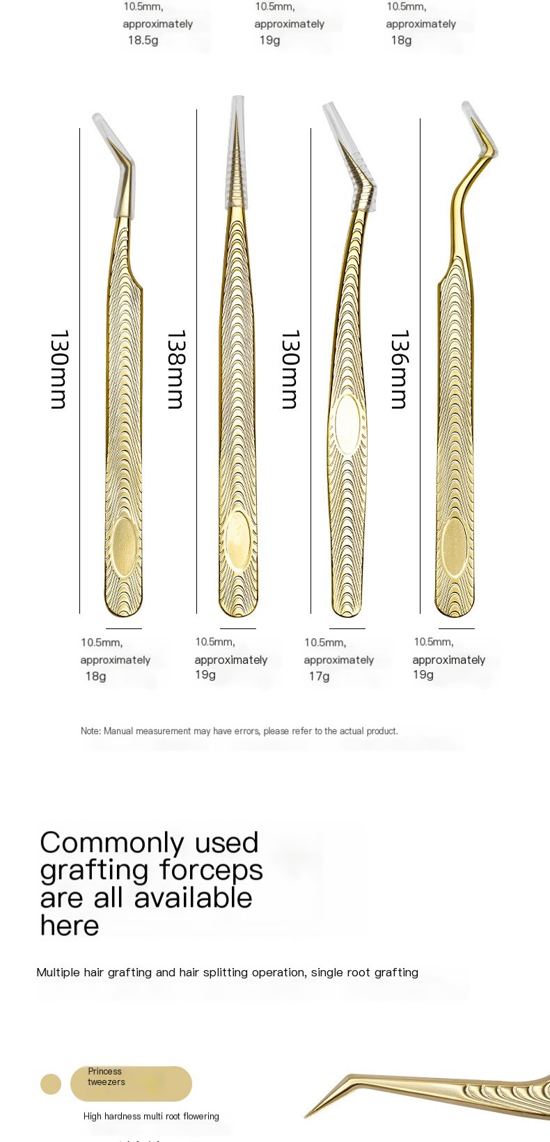 High Precision Eyelash Tweezers - Image 3