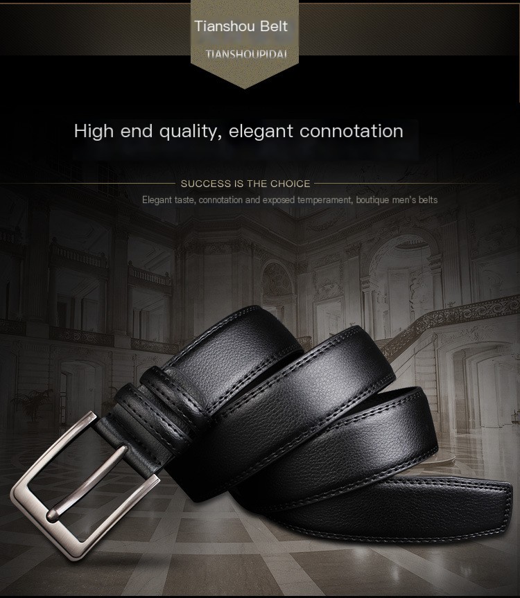 Denver Men's Leather Belt Image 3