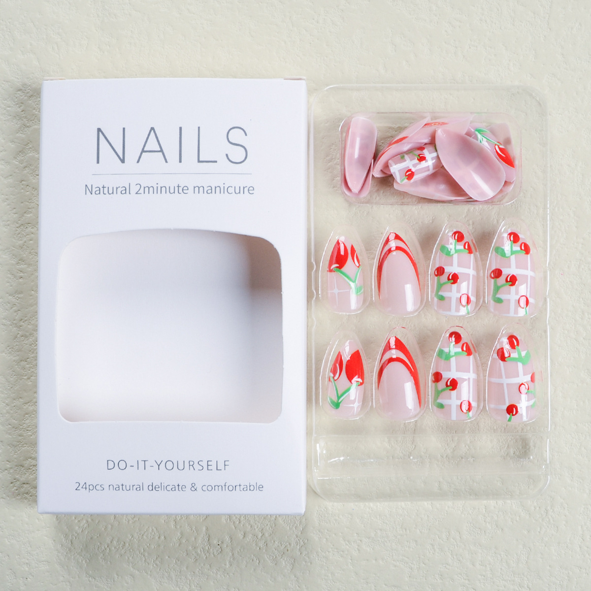 Cute Little Strawberry Nail Stickers