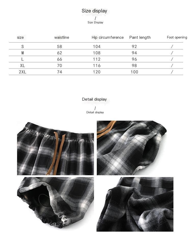 Trendy black trousers
