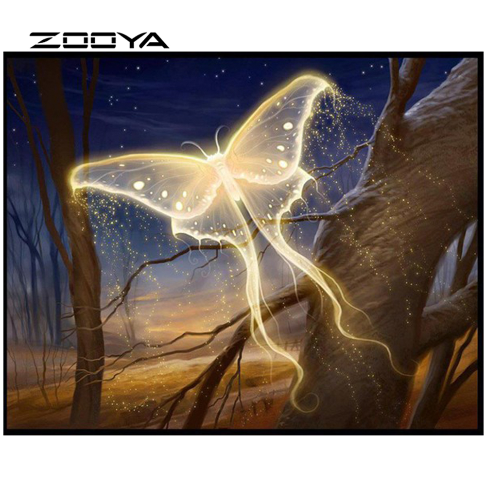 Glowing Butterfly Diamond Painting