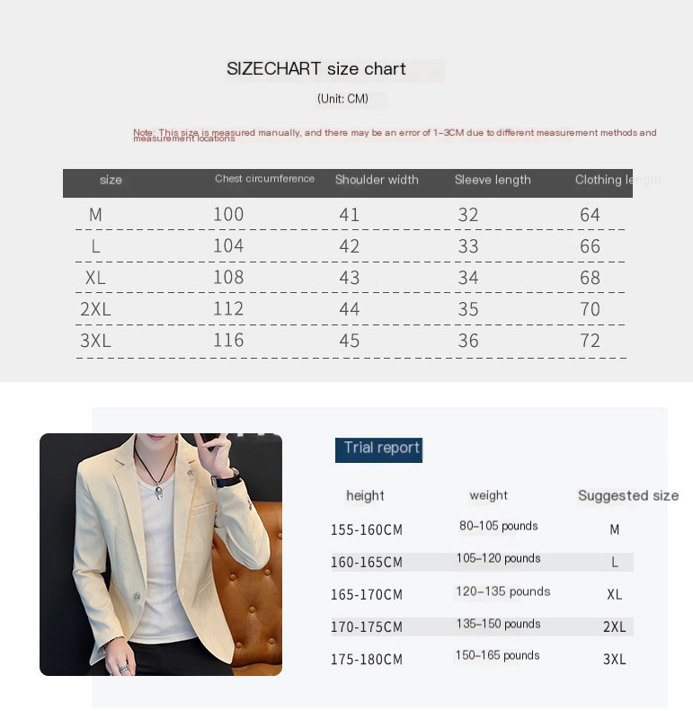 Men's Suit Coat - Stylish and Comfortable