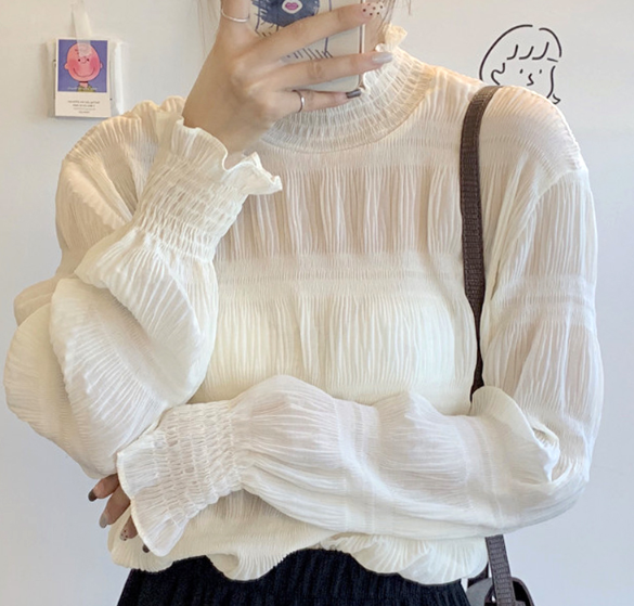 Chiffon Top in Khaki