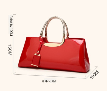 Patent Leather Handbag 1