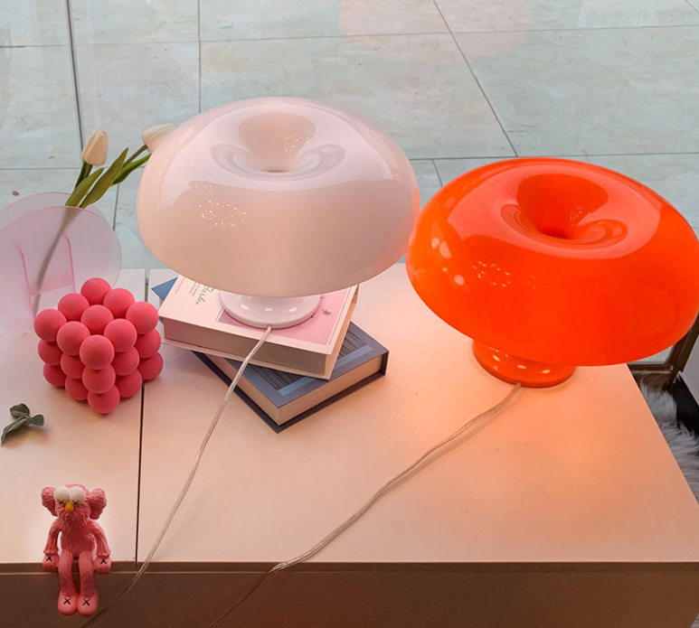 Mushroom Table Lamp Close Up