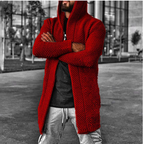 Men's Hooded Cardigan Image 2