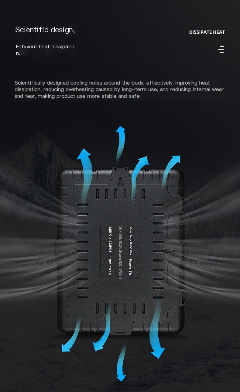 LED panel light versatility