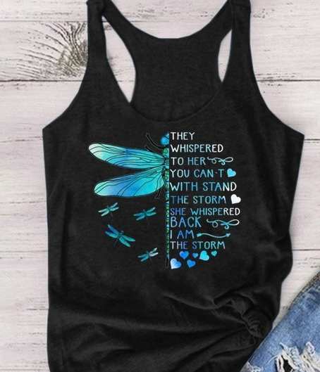 Blue Dragonfly Vest