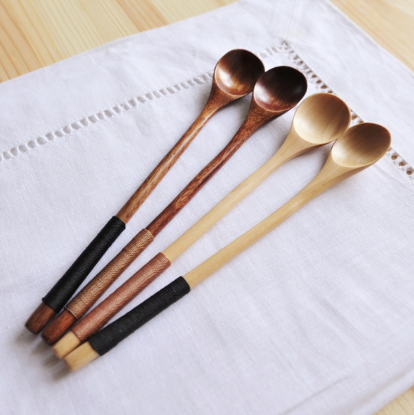 Wooden Stirring Spoon Image 2